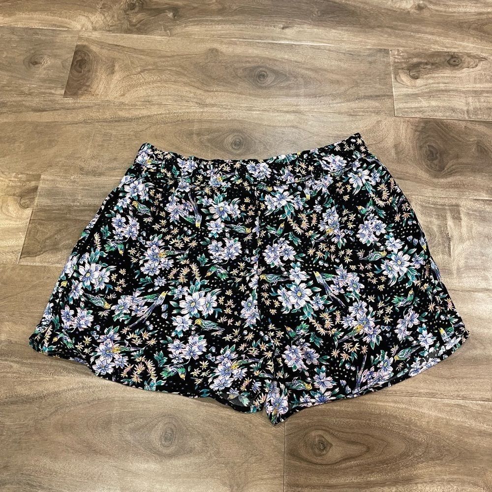 Anthropologie floral shorts XS